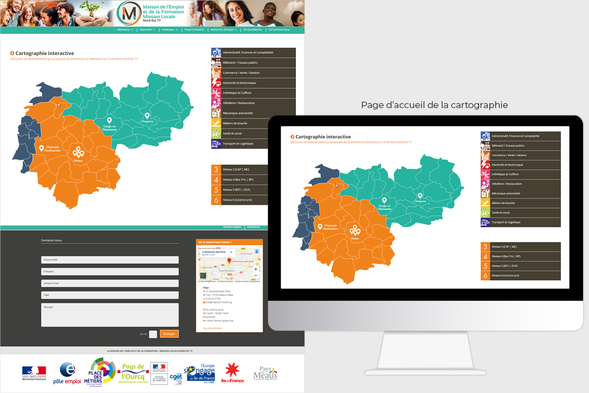 Cartographie de l'alternance - Accueil