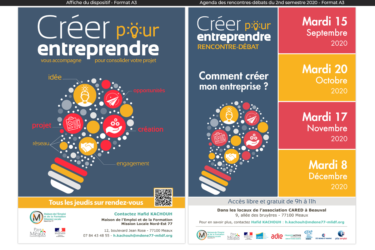 Créer pour Entreprendre - Affiches